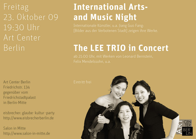 eisbrecher III: The Lee Trio in Concert